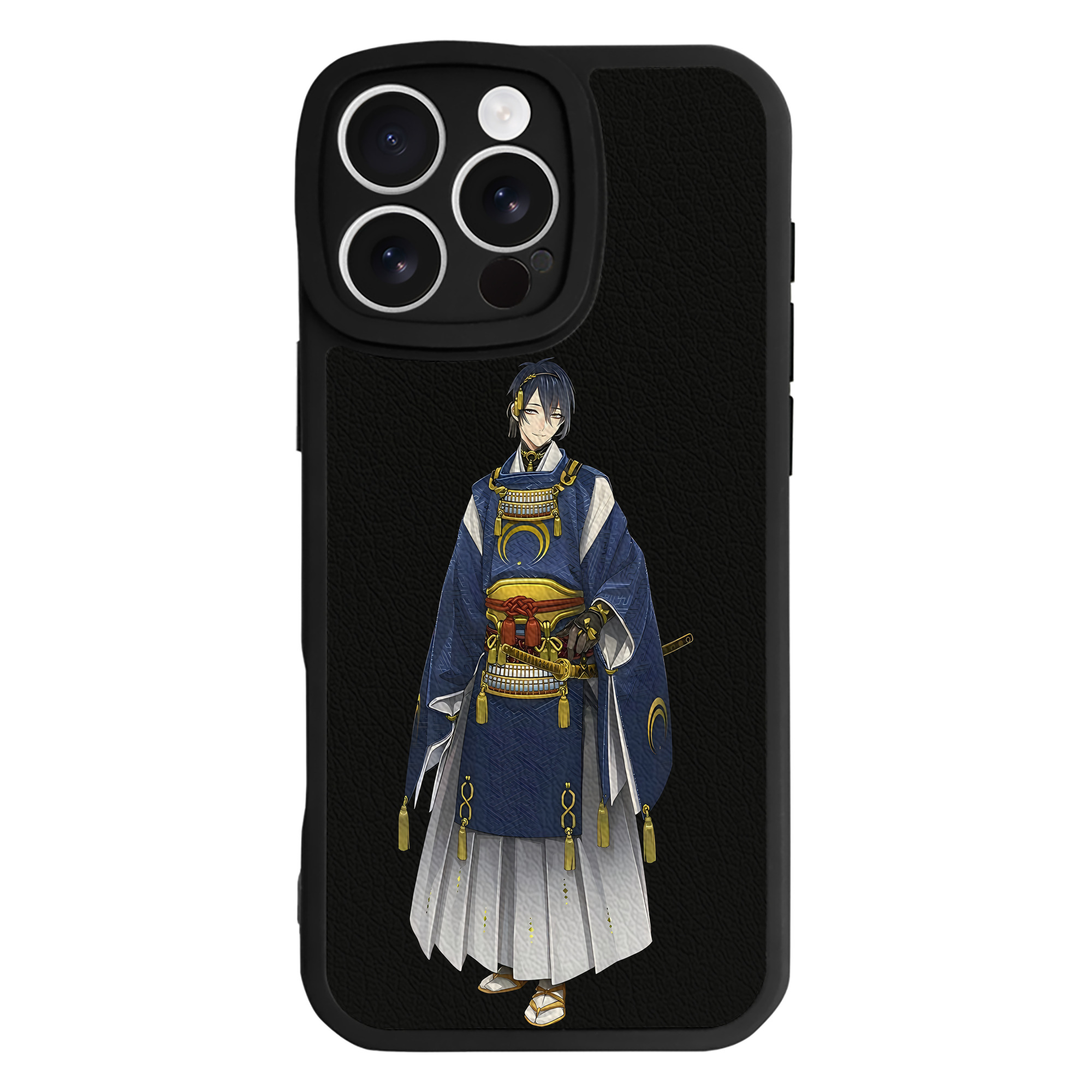 （画像用） 刀剣乱舞 Touken Ranbu 【iPhone 16シリーズ対応】シリコンスマホケース（レザー調） 材質：シリコン